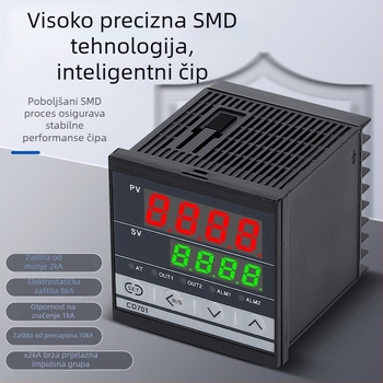 Inteligentni digitalni termostat s više ulaza, PID regulator temperature CD101402701, prilagodljivi regulator temperature