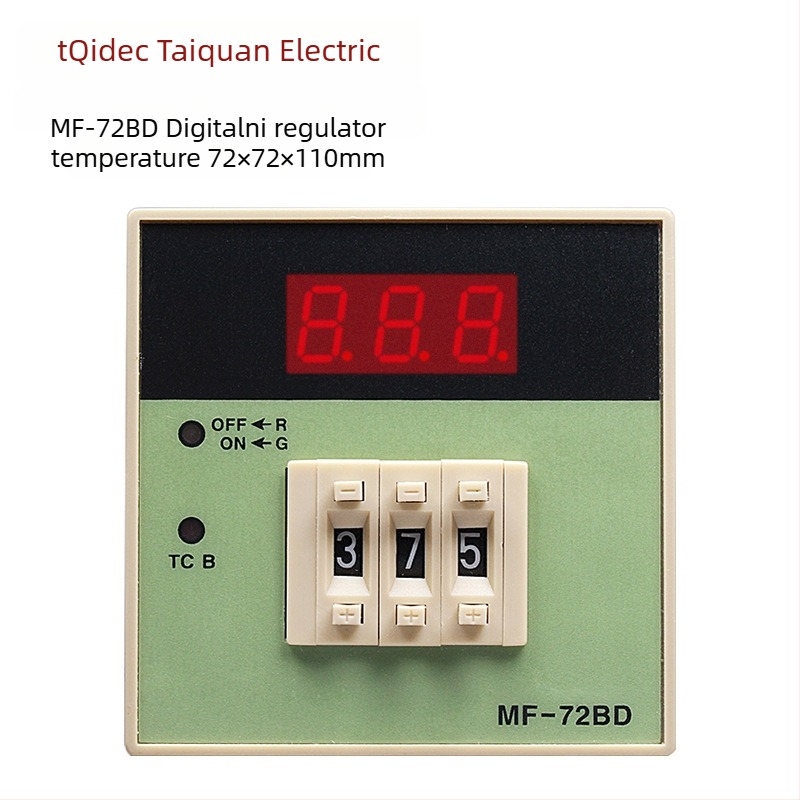 TQidec MF-72BD temperaturni regulator s rotacijskim podešavanjem