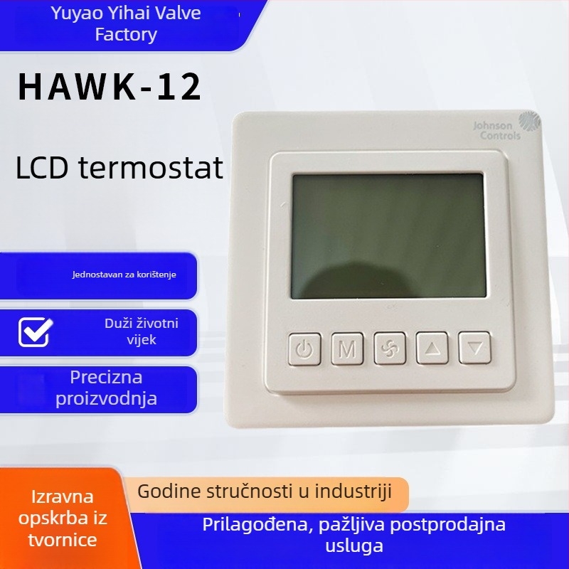 LCD termostat za kućno električno podno grijanje s vlaknima ugljika – visoko precizan inteligentan regulator temperature