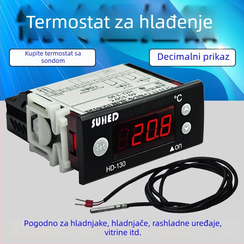 Inteligentan potpuno automatski regulator temperature za rashladne ormariće i skladišta