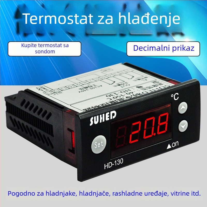 Inteligentan potpuno automatski regulator temperature za rashladne ormariće i skladišta