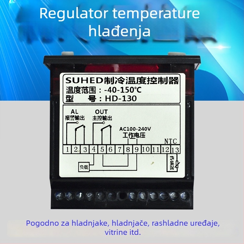Inteligentan potpuno automatski regulator temperature za rashladne ormariće i skladišta