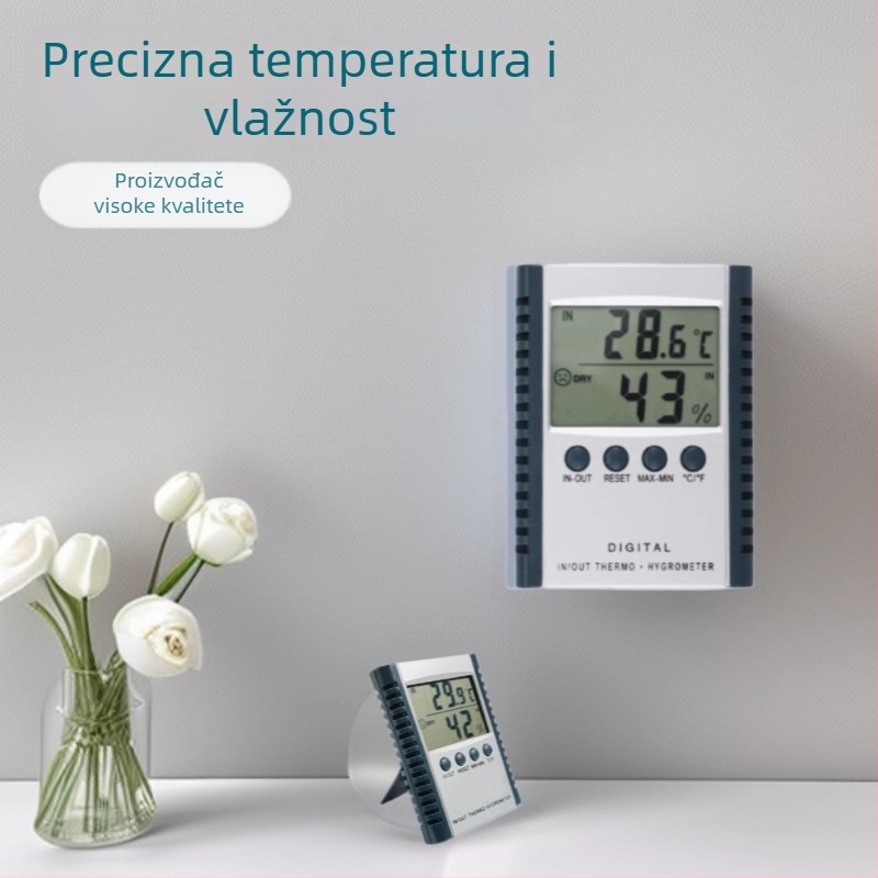 HC520 Elektronički mjerač temperature i vlage s kontrolom