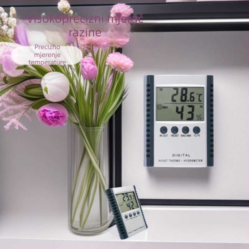 HC520 Elektronički mjerač temperature i vlage s kontrolom