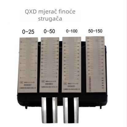 Škrabka od nehrđajućeg čelika, mjerni instrument finosti QXD0-50 100-1, regulator temperature i vlage
