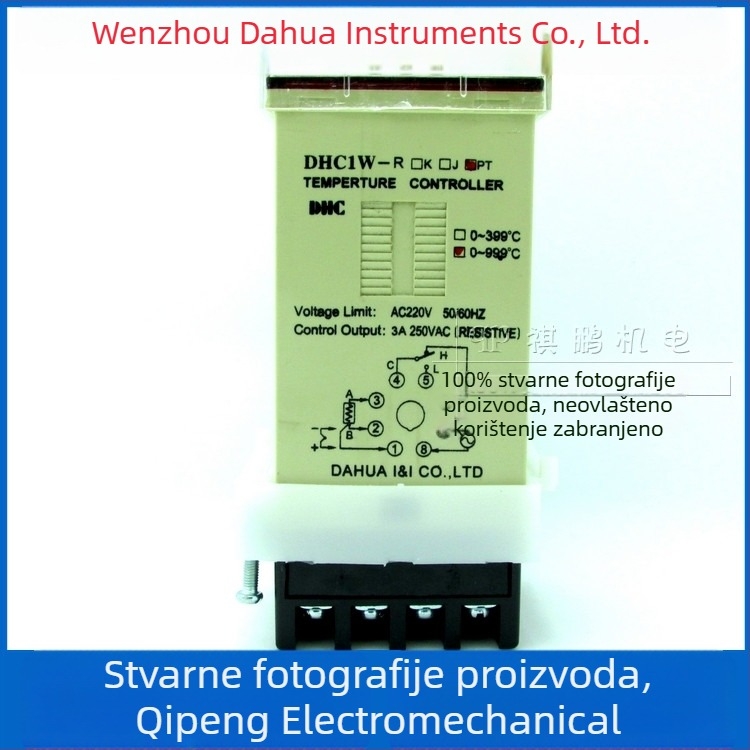DHC1W-K0-399 ili PT0-99.9 digitalni temperaturni regulator s zaslonom
