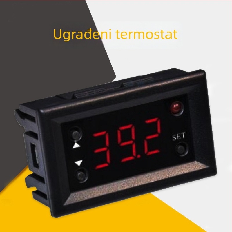 ZFX-W3018 Senzor temperature, mini termostat, ugrađeni digitalni zaslon i prekidač za upravljanje temperaturom