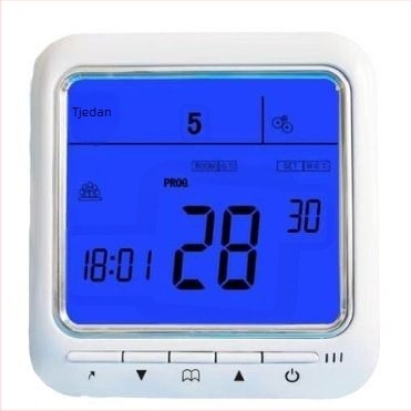 Inteligentni kontroler podnog grijanja za vodeno i električno grijanje, termostat, grijani kabel s karbonskim kristalima, ploča za konstantnu temperaturu