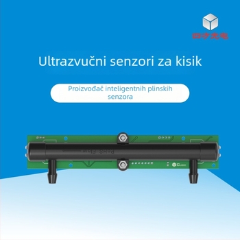 Ultrazvučni senzor protoka za mjerenje protoka i koncentracije kisika u binarnim plinovima