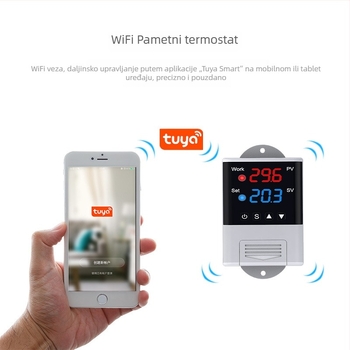 Pametni WiFi termostat za akvarij DTC-1201 – podesivo grijanje i hlađenje, daljinsko upravljanje