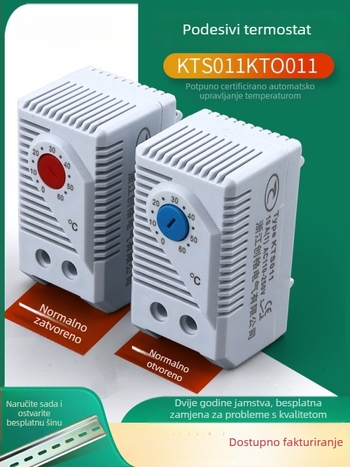 Podesivi mehanički termostat KTS011/KTO011 – regulator temperature za grijanje i hlađenje, sprječavanje kondenzacije i smrzavanja