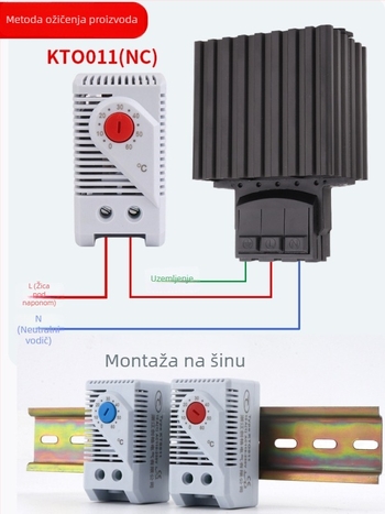 Podesivi mehanički termostat KTS011/KTO011 – regulator temperature za grijanje i hlađenje, sprječavanje kondenzacije i smrzavanja