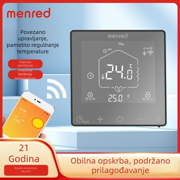 RT52.36 Termostat za podno grijanje – panel kontrole temperature za vodeno i električno grijanje u unutarnjem prostoru