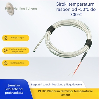 Pt100 senzor temperature visoke preciznosti za industrijski RTD, temperaturna sonda s teflonskim kućištem, vodootporna i otporna na visoke temperature