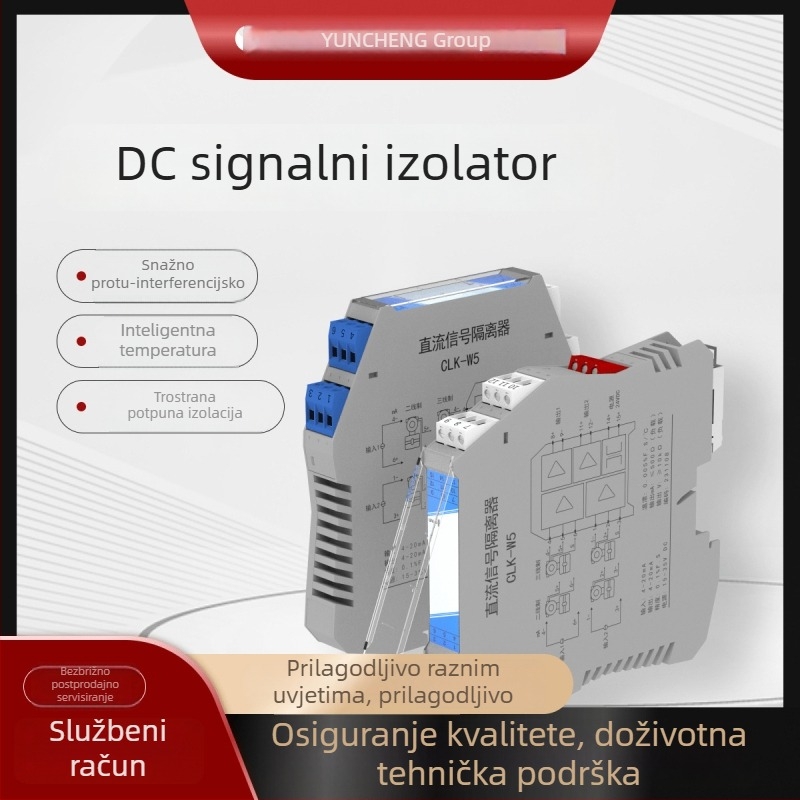 DIN šina signala izolator DC-485 za transmiter temperature, 1 ulaz 1 izlaz