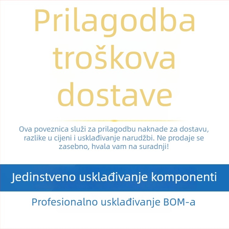Elektroničke komponente: BOM paket kondenzatora, otpornika, SMD tranzistora i IC-ova, PCBA, kompatibilnost sa senzorima