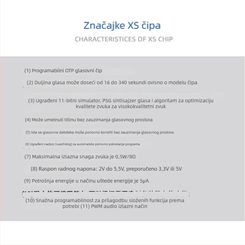 Mikrostrujni masažer ramena i vrata s IC-om, čipom za glas i MCU glavnim upravljačem