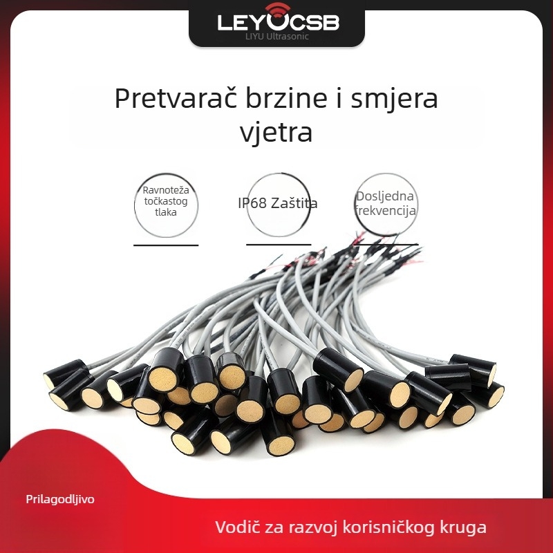 Senzor brzine i smjera vjetra, ultrazvučni mjerni transduktor, kontroler stroja za ubrizgavanje plastike, kompresor zraka, tekući modul