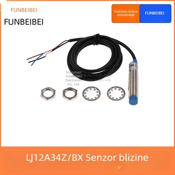 LJ12A34Z/BX Proximity prekidač i fotoelektrični senzor, NPN tri vodiča, normalno otvoren, metalno kućište