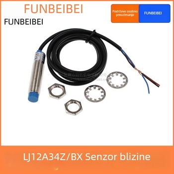 LJ12A34Z/BX Proximity prekidač i fotoelektrični senzor, NPN tri vodiča, normalno otvoren, metalno kućište