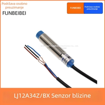 LJ12A34Z/BX Proximity prekidač i fotoelektrični senzor, NPN tri vodiča, normalno otvoren, metalno kućište