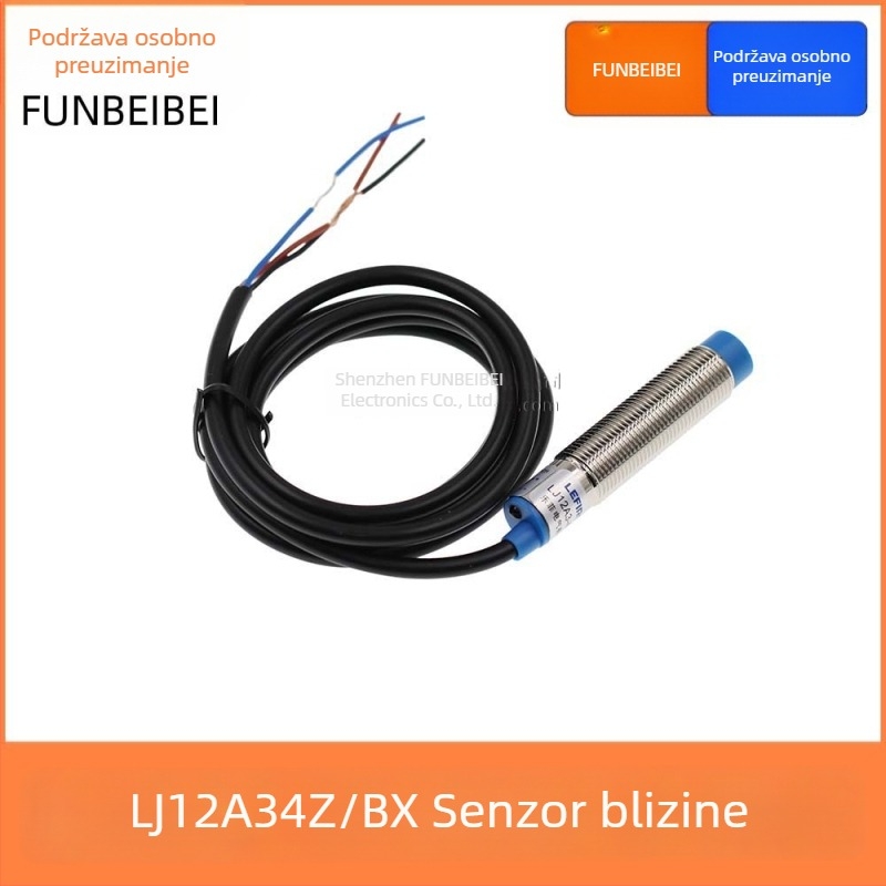 LJ12A34Z/BX Proximity prekidač i fotoelektrični senzor, NPN tri vodiča, normalno otvoren, metalno kućište