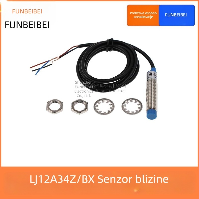 LJ12A34Z/BX Proximity prekidač i fotoelektrični senzor, NPN tri vodiča, normalno otvoren, metalno kućište