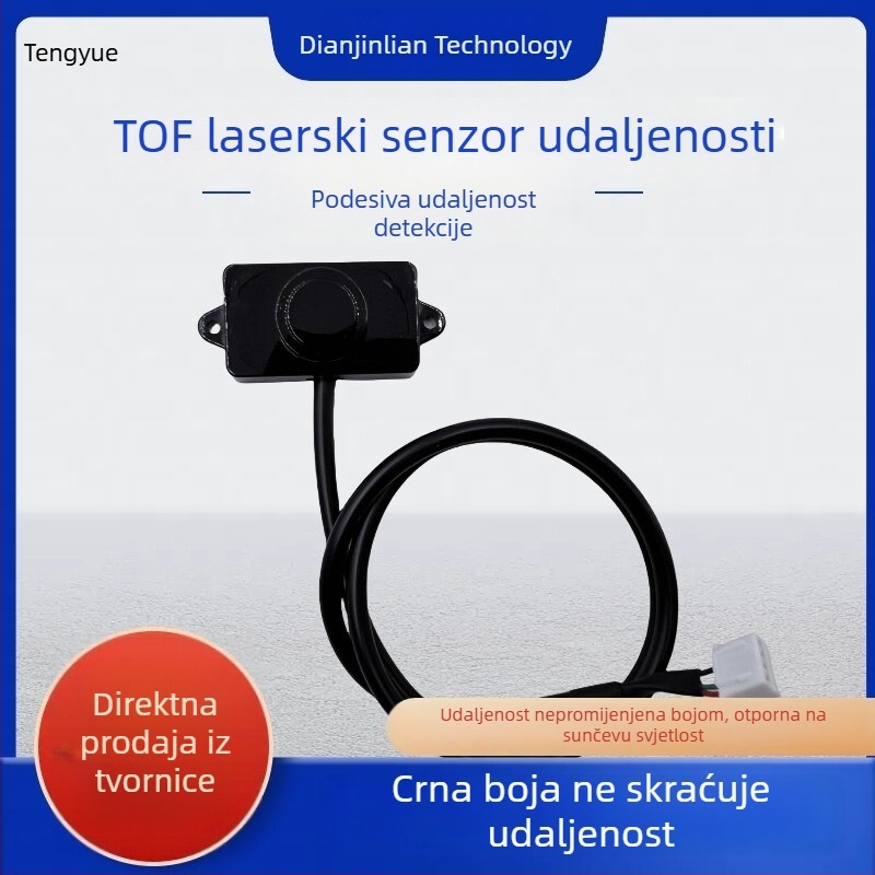 Daljinski LiDAR senzor za mjerenje udaljenosti s izbjegavanjem prepreka i infracrveni senzor za ljudsko tijelo (difuzni fotoelektrični prekidač)