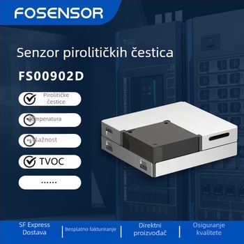 Pirolitički senzor čestica s temperaturom i TVOC - sve-u- jednom modul za laboratorijske detektore i razvodne ormariće.
