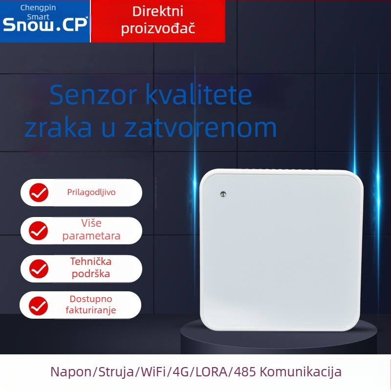 Višeparametarski visoko precizan transmiter kvalitete zraka sa unutarnjim senzorom temperature i vlage