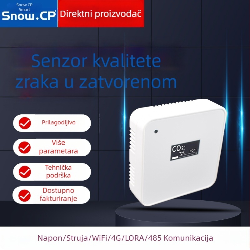 Višeparametarski visoko precizan transmiter kvalitete zraka sa unutarnjim senzorom temperature i vlage