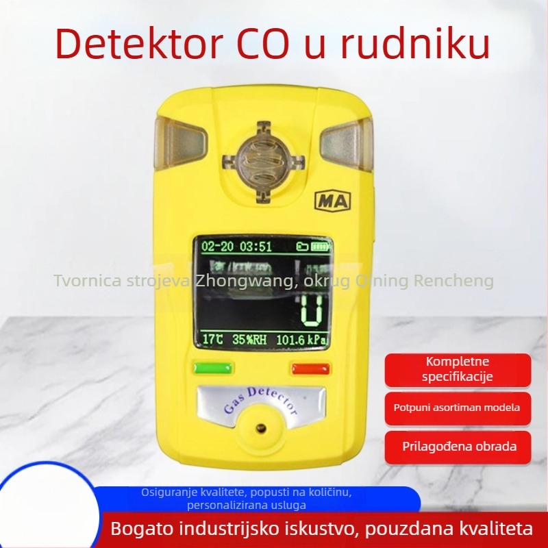 Detektor ugljičnog dioksida za rudarski sektor; Detektor kisika i ugljičnog monoksida