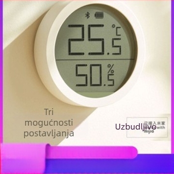 Qingping Bluetooth mjerač temperature i vlage za dom, digitalni visoko precizan higrometar sa zapisničkim senzorom