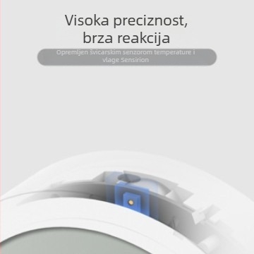 Qingping Bluetooth mjerač temperature i vlage za dom, digitalni visoko precizan higrometar sa zapisničkim senzorom
