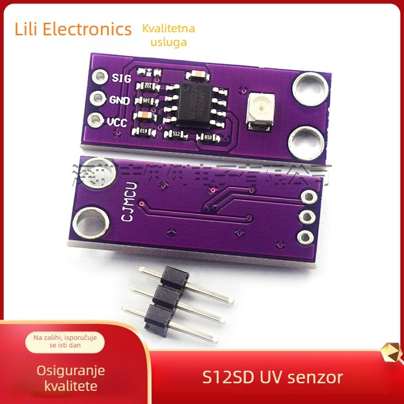 CJMCU-GUVA-S12SD UV senzor za detekciju sunčeve svjetlosti - modul visoke osjetljivosti