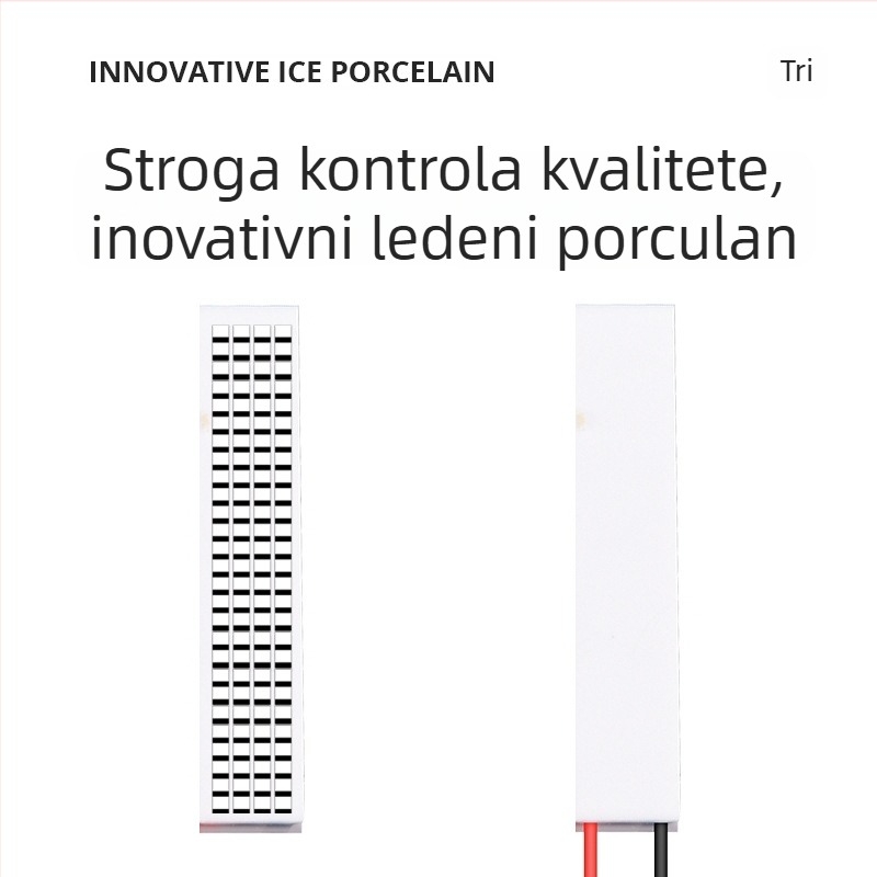 Uređaj za njegu ljepote za uklanjanje dlaka s poluvodičnim hlađenjem TES (6×30×3.1), pločica za hlađenje, tiho djelovanje