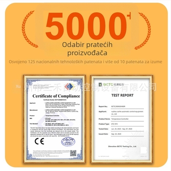 ETC-512B regulator temperature za zamrzivač, 220V, inteligentni digitalni zaslon, zaštita od kašnjenja kompresora, termostat za regulaciju temperature