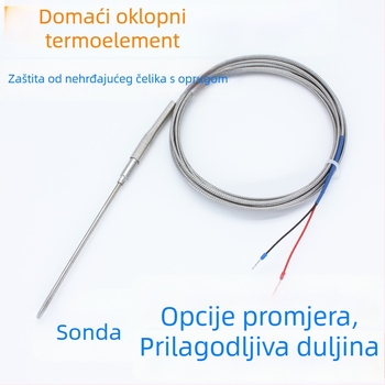 Oklopni termopar tipa K sonda – senzor temperature, otporan na visoke temperature, visoka preciznost