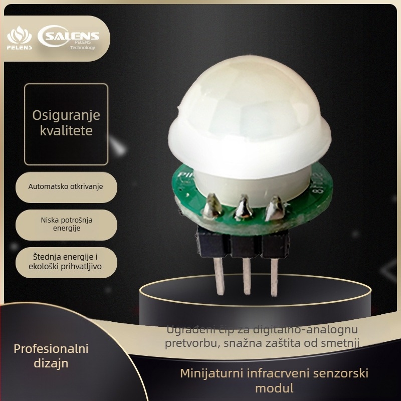 Puen Technology SL670 Digitalni infracrveni senzor modul za ljudsko tijelo, Ø15,5 mm