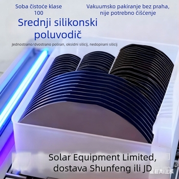 Polirani silicijevi waferi promjera 2, 3, 4, 5, 6, 8 i 12 inča za poluvodičke primjene