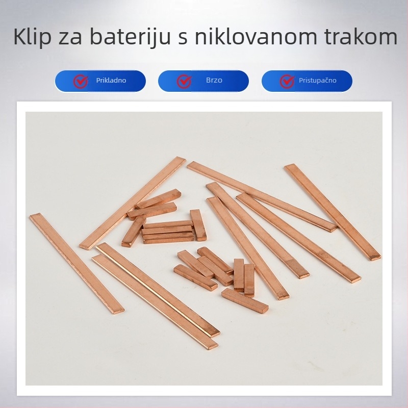 Jinshun SMT bakrena traka za PCB, visoka vodljivost, jednostavno zavarivanje točkama, presječeni kontaktni dijelovi