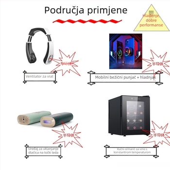 40×40-12703 Poluvodički hlađajući čip za ormar za vino, dispenser vode i automobilsku hladnjak