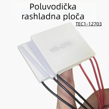 Original TEC1-12703 termoelektrični modul za hlađenje, 40×40 mm, 12V 3A