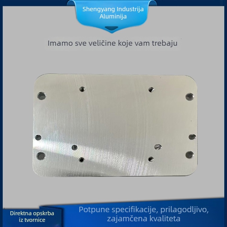 Shengyang CNC ekstrudirani industrijski aluminijski hladnjak, aluminijska legura, visoke snage, visoka gustoća rebara