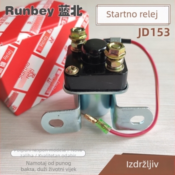 Pokretačko rele JD134/JD234 za trojkoleski traktor, 12V/24V, kompatibilno s Dongfeng Cummins 153