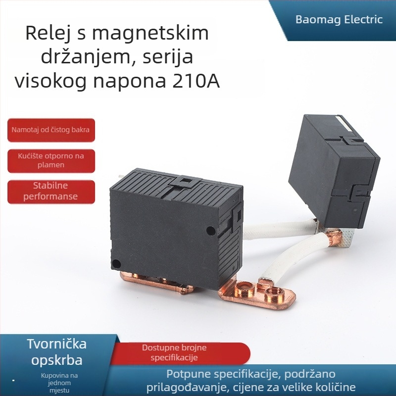 Bc8210w serija magnetno zadržavajuće releja, 210A visok tok
