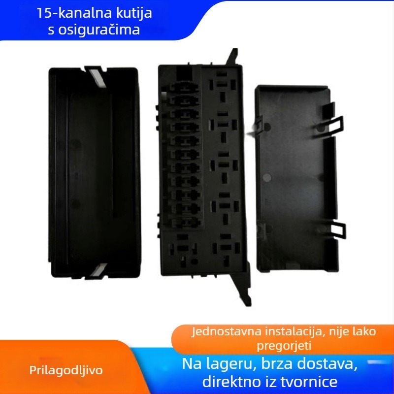 BX2111A-6 10-kanalna kutija osigurača i releja za automobil
