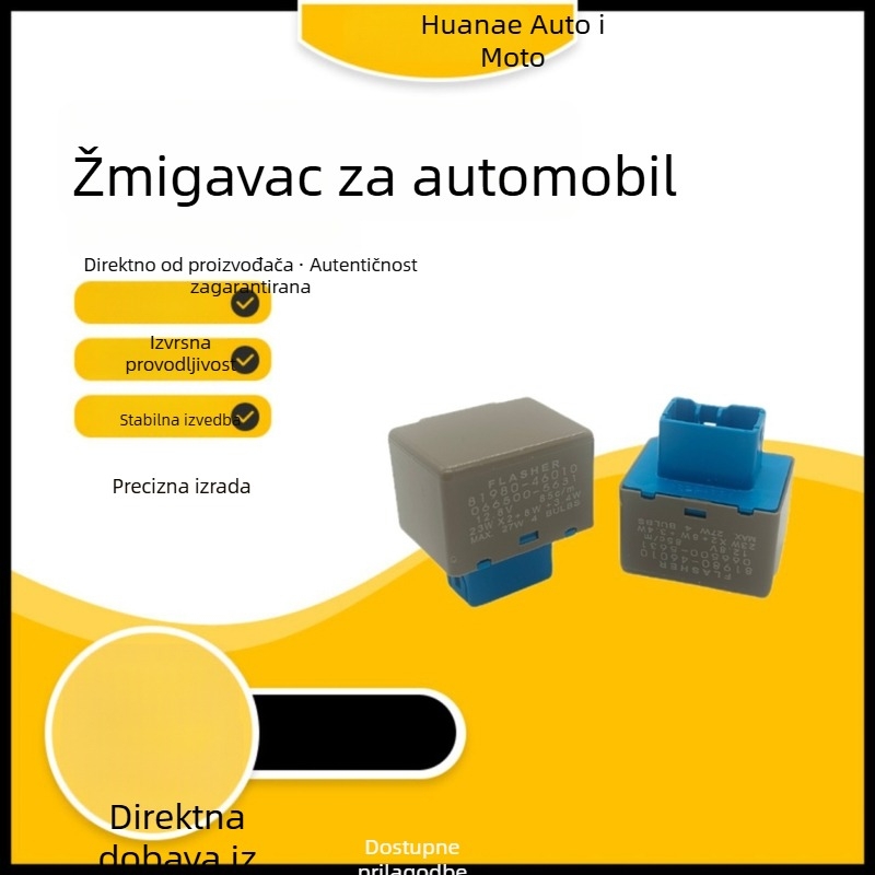 LED relej žmigavca za automobil i motocikl, 12V, 8-pin, 81980-46010