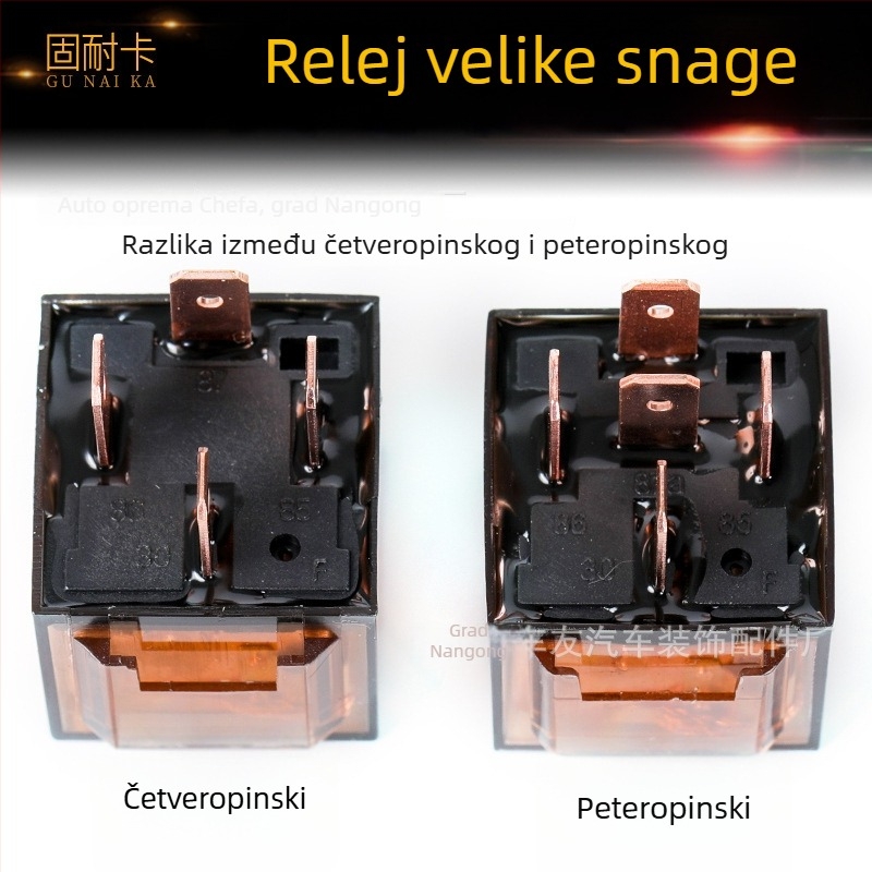 100A vodootporni automobilski relej visokog napona za modifikacije vozila