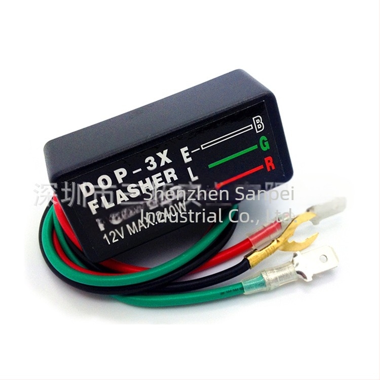 3-žični LED bljeskalni relej za LED pokazivače auto i motocikla, model DOP-3X, 12V